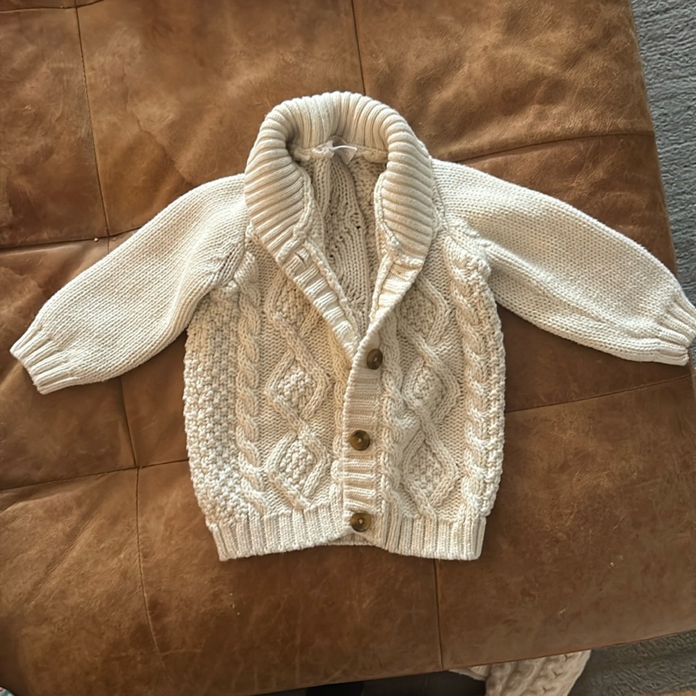 Hanna Anderson size 60 6 months cardigan